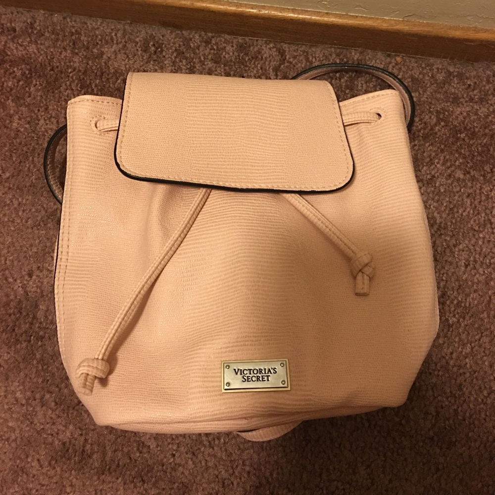 Mini light pink backpack